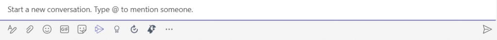 new conversation toolbar